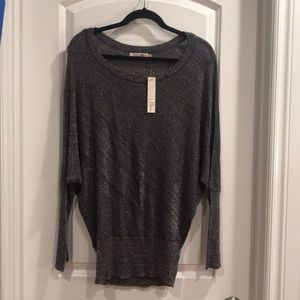 Missa Sweater Navy & Gold Metallic -M